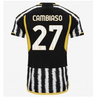 Camiseta Juventus Andrea Cambiaso #27 Primera Equipación Replica 2023-24 mangas cortas